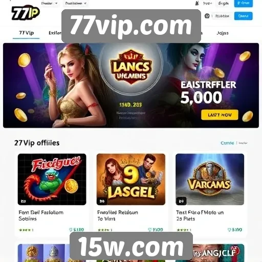 Análise das ofertas de jogos no site 77vip.com